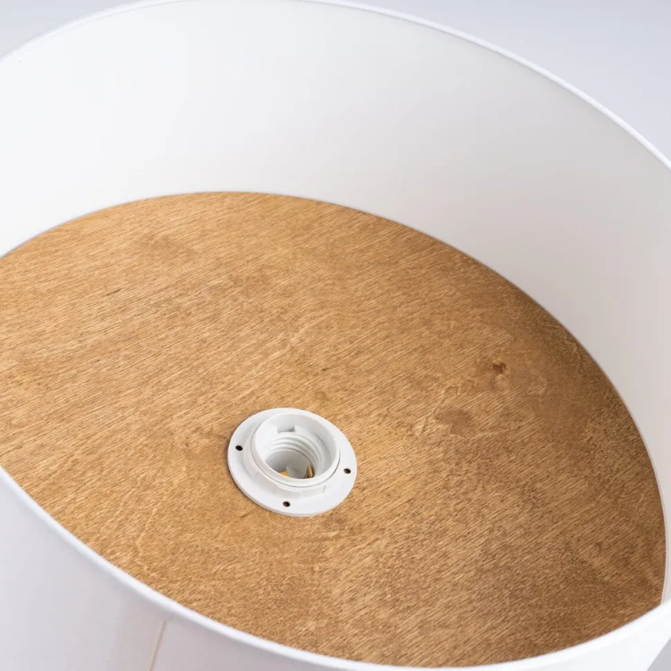 Plafon TELESTO biały/jasny brąz