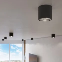 Plafon TIUBE czarny