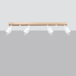 Plafon VERDO 4 biały