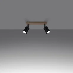 Plafon VERDO 2 czarny