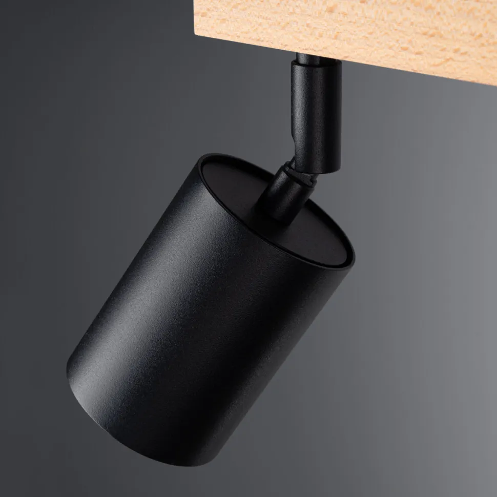 Plafon VERDO 3L czarny