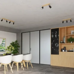 Plafon VERDO 3L czarny