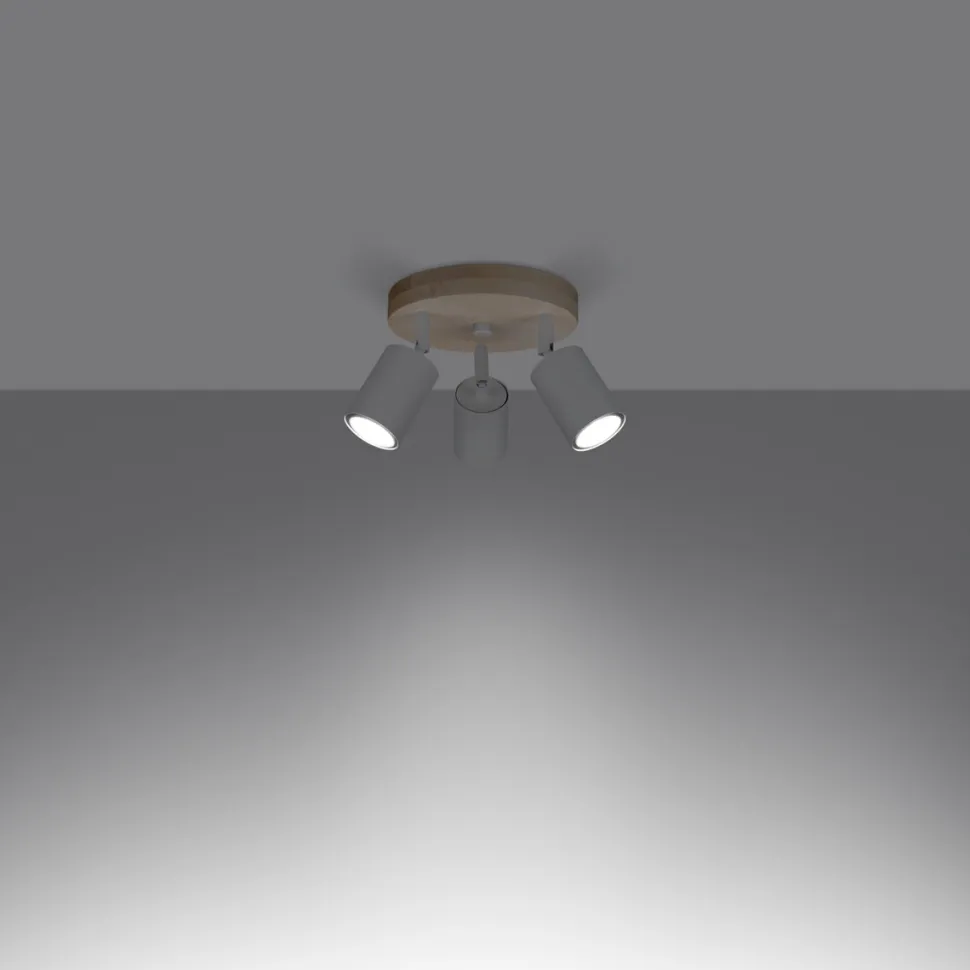 Plafon VERDO 3P biały