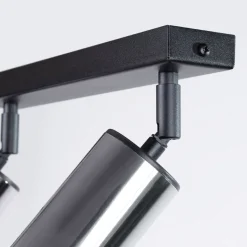 Plafon WINX 2 czarny/chrom