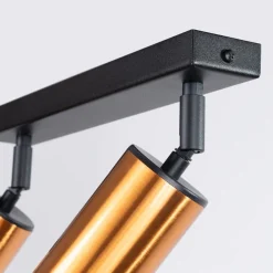 Plafon WINX 2 czarny/miedź