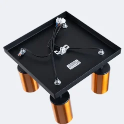 Plafon WINX 4 czarny/miedź