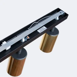 Plafon WINX 3 czarny/złoty