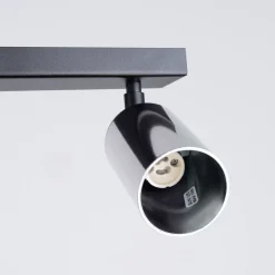 Plafon WINX 4L czarny/chrom