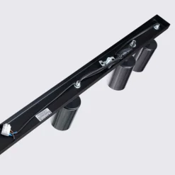 Plafon WINX 6L czarny/chrom