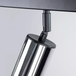 Plafon WINX 6L czarny/chrom