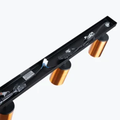 Plafon WINX 4L czarny/miedź