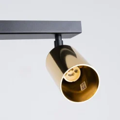 Plafon WINX 4L czarny/złoty