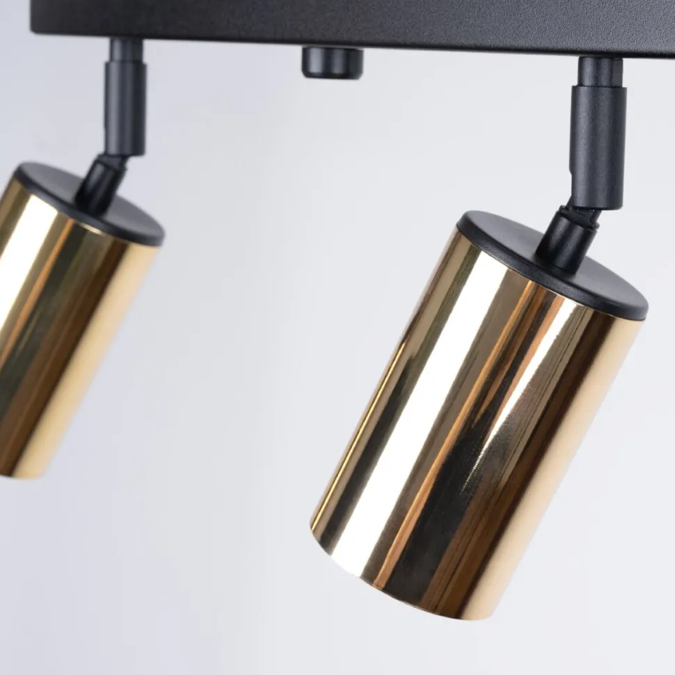 Plafon WINX 4L czarny/złoty