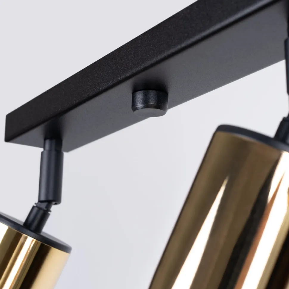 Plafon WINX 4L czarny/złoty