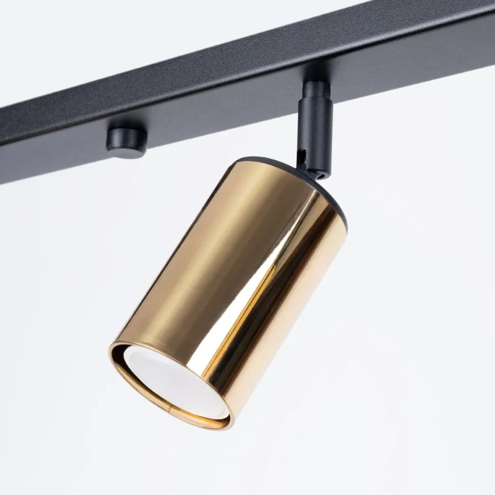 Plafon WINX 4L czarny/złoty