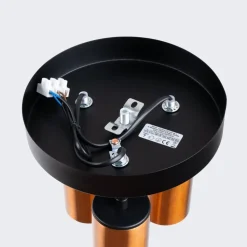 Plafon WINX 3P czarny/miedź