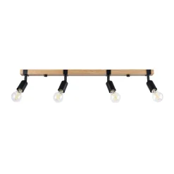 Plafon ZUCA 4 czarny