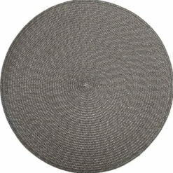 Podkładka 38 cm pleciona szara