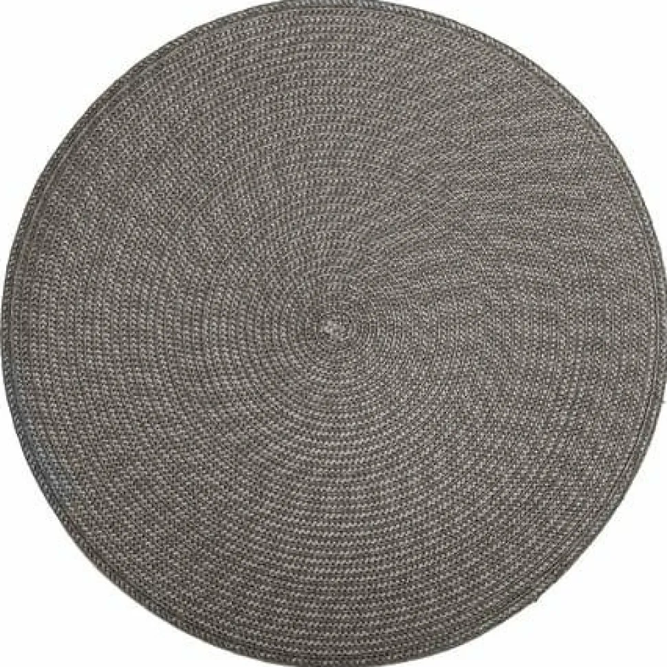 Podkładka 38 cm pleciona szara