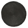 Podkładka pod talerz czarna 38cm boho