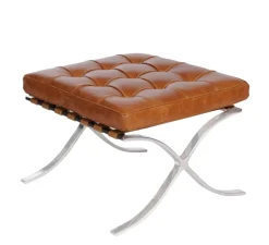 Podnóżek BA1 Premium Inspirowany Barcelona Vintage brązowy jasny