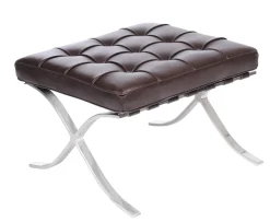 Podnóżek BA1 Premium Inspirowany Barcelona brązowy ciemny