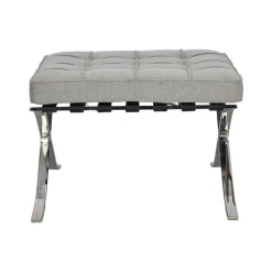 Podnóżek BA1 tkanina jasny szary