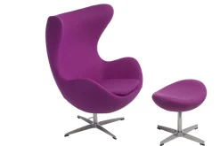 Podnóżek Jajo amarant kaszmir 39 PREMIUM  Outlet