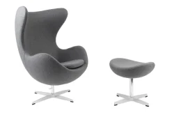 Podnóżek Jajo kaszmir inspirowany Egg szary 42