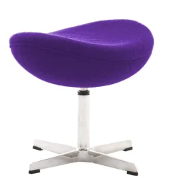 Podnóżek Jajo kaszmir inspirowany Egg fioletowy 4