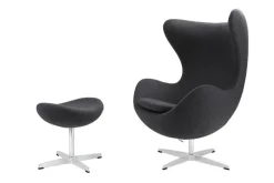 Podnóżek Jajo kaszmir inspirowany Egg szary ciemny 41