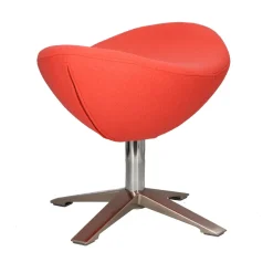 Podnóżek Jajo Soft wełna koralowe