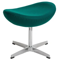 Podnóżek Jajo zielony ciemny kaszmir