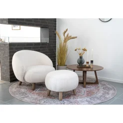 Podnóżek Savona biały