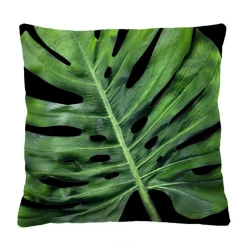 Poduszka Black Monstera 40x40cm