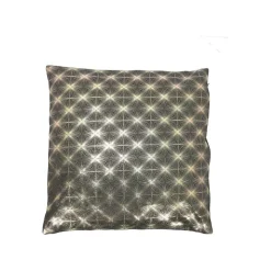 Poduszka Czarna Velvet Gwiazdy 45x45cm