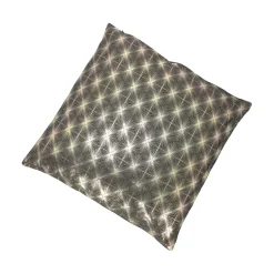 Poduszka Czarna Velvet Gwiazdy 45x45cm