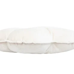 Poduszka dekoracyjna Flower Velvet biała