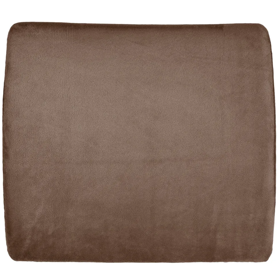 Poduszka ergonomiczna Sensly na oparcie krzesła brązowa