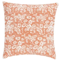 Poduszka Flower Garden 45x45 pomarańczowa