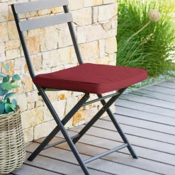 Poduszka Korai 40x40cm bordowa