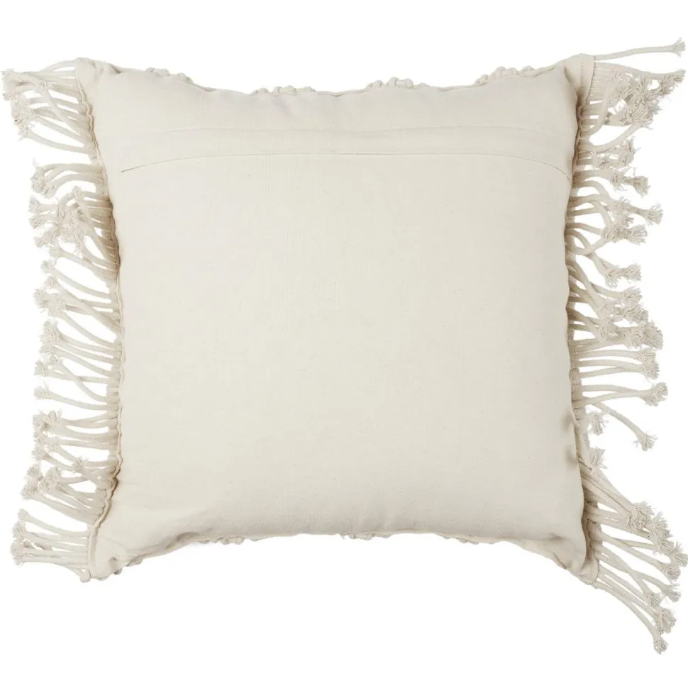 Poduszka Macrame 40x40 cm beżowa