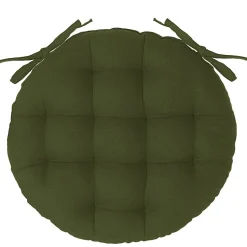 Poduszka na krzesło Anjali okrągła khaki