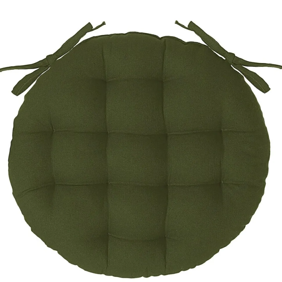 Poduszka na krzesło Anjali okrągła khaki