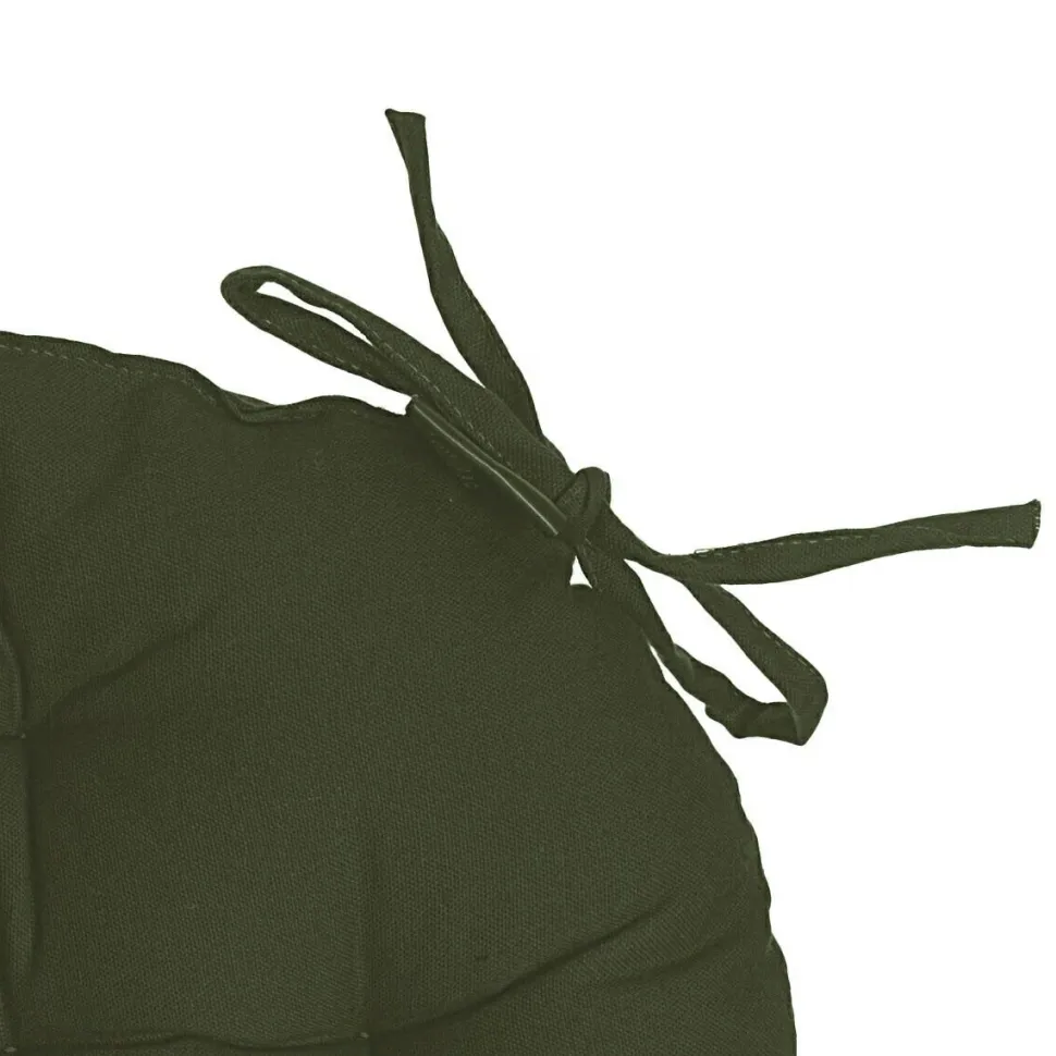 Poduszka na krzesło Anjali okrągła khaki