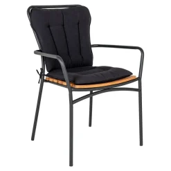 Poduszka na krzesło Cleveland czarna