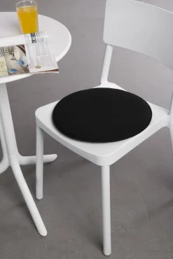 Poduszka na krzesło czarna