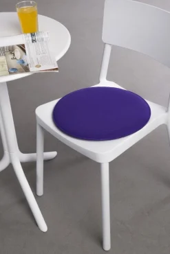 Poduszka na krzesło fioletowa