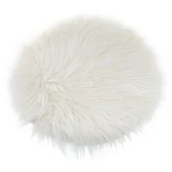 Poduszka na krzesło Fur ivory 32cm