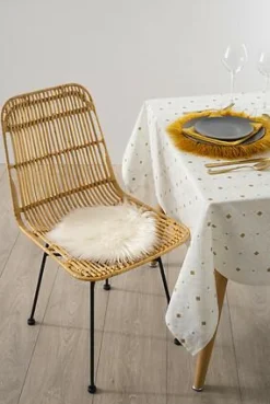 Poduszka na krzesło Fur ivory 32cm